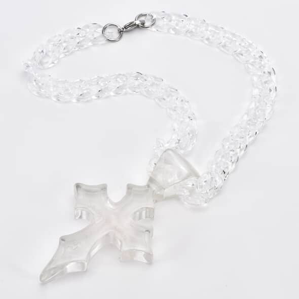 “ROMANS 8:18” Acrylic chains.